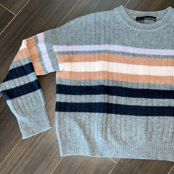 360Cashmere Striped Sweater, XS - Picture 6 of 8